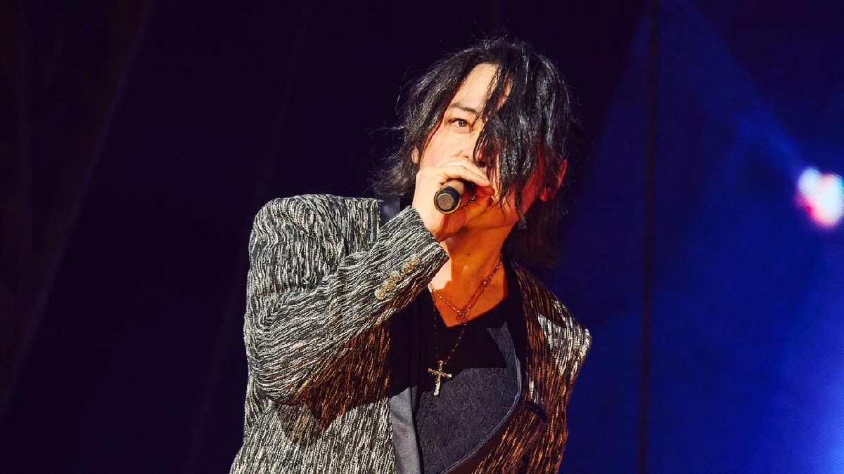 LUNA SEA vocalist RYUICHI at Tokyo Dome