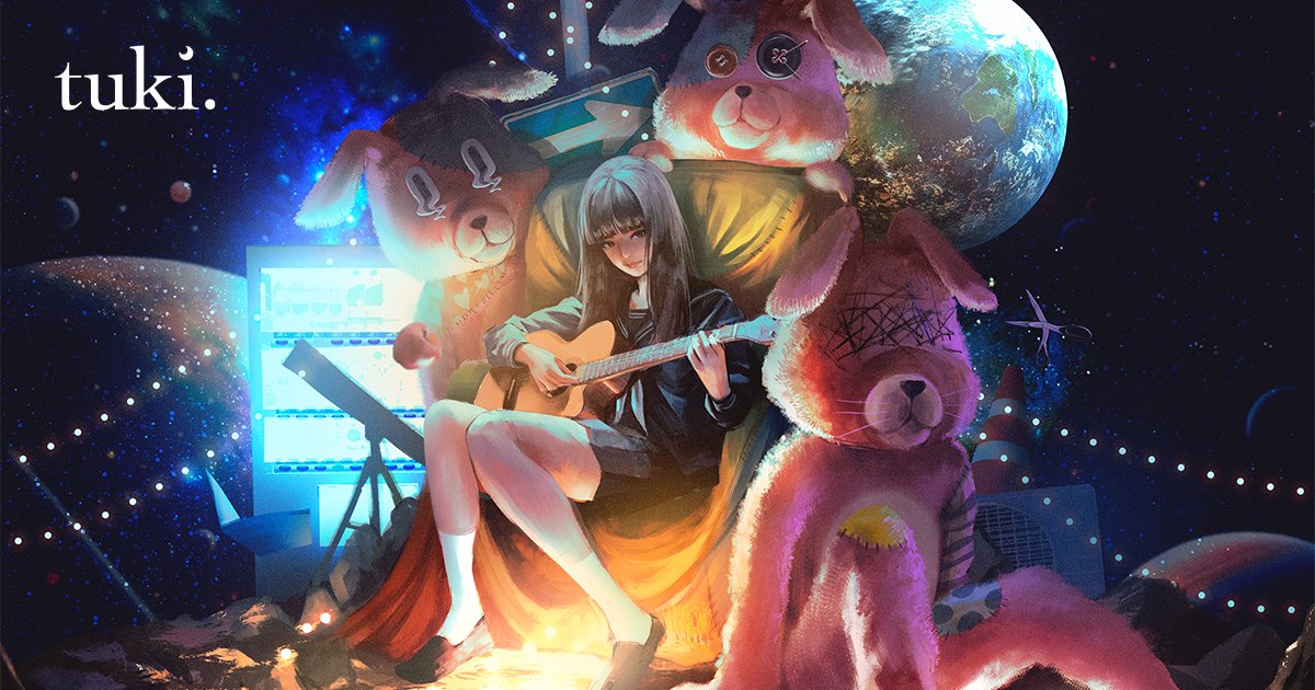 tuki.の歌い方と発声を表す公式アート