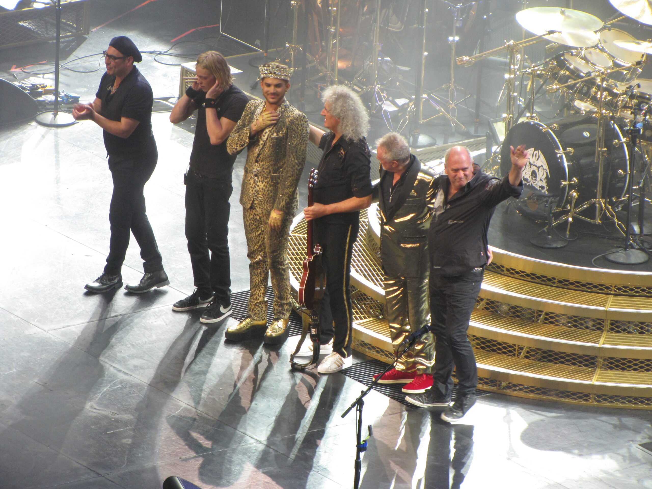 2014年7月、Queenとの公演でのアダム・ランバート