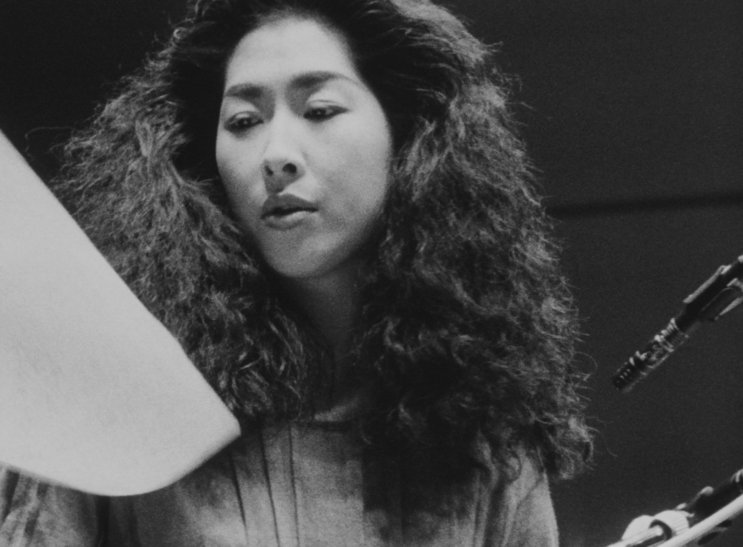 1992年『SUPER FOLK SONG』制作中の矢野顕子