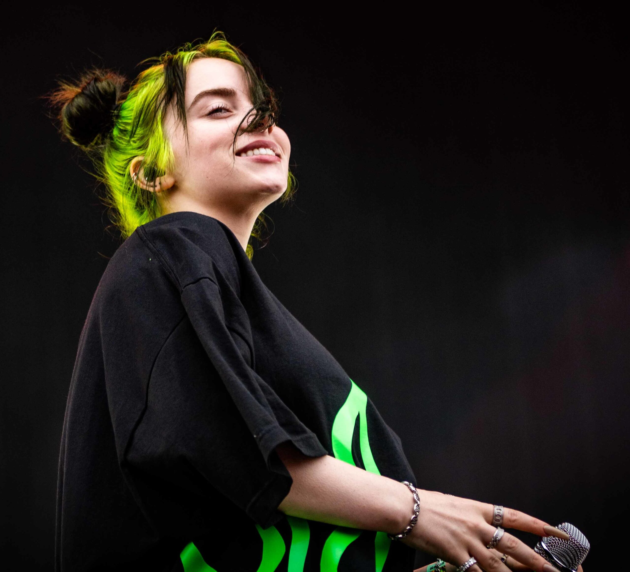 2019年、Pukkelpopのステージに立つビリー・アイリッシュ
