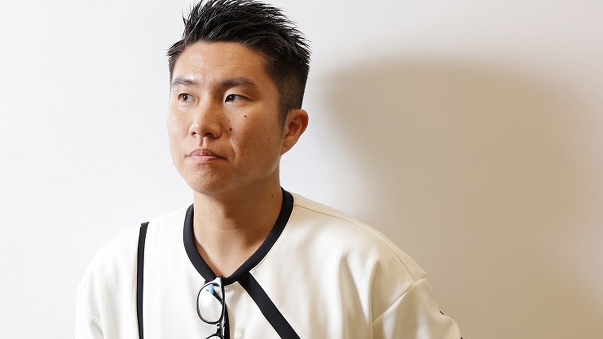 インタビュー撮影時の一条貫太