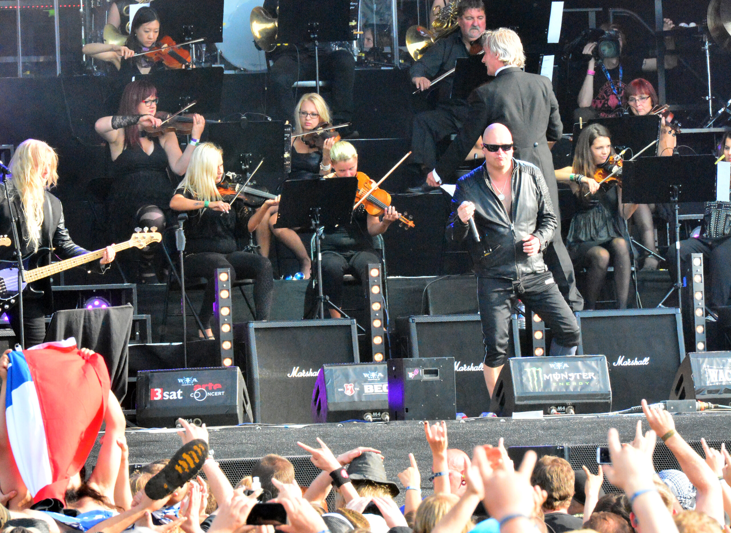 2015年、WackenのRock meets classicに出演したマイケル・キスク