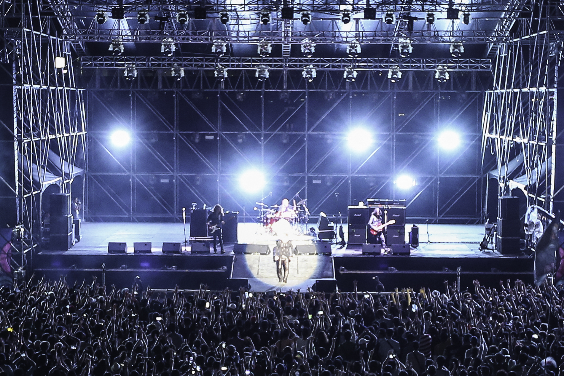 2017年、釜山でのSteelheartのステージ