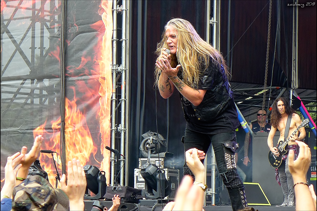 2019年、Rock Fest Barcelonaのセバスチャン・バック
