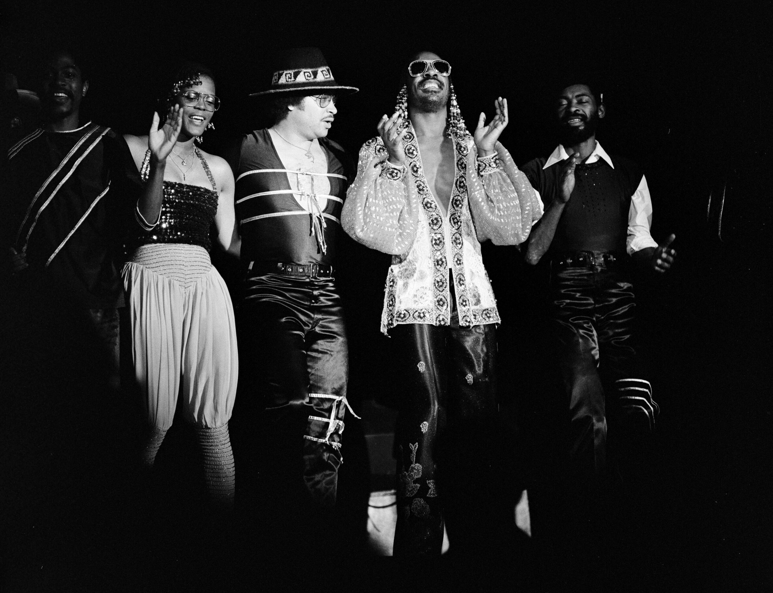 1981年、ノルウェー公演でのスティーヴィー・ワンダー