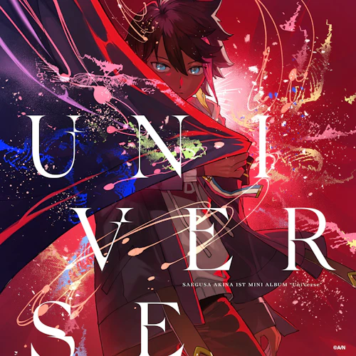 三枝明那（『UniVerse』初回生産限定盤Bの公式ジャケット）。