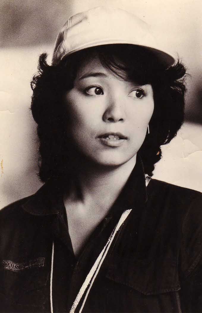 1976年、デビュー当時の尾崎亜美