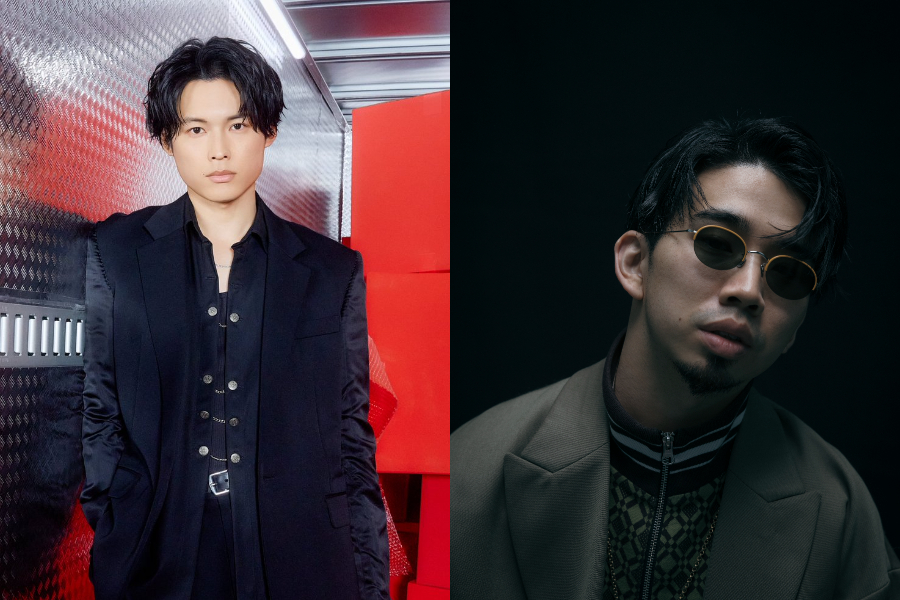 松村北斗（左）と新井和輝。2025年6月のJ-WAVE対談記事掲載写真