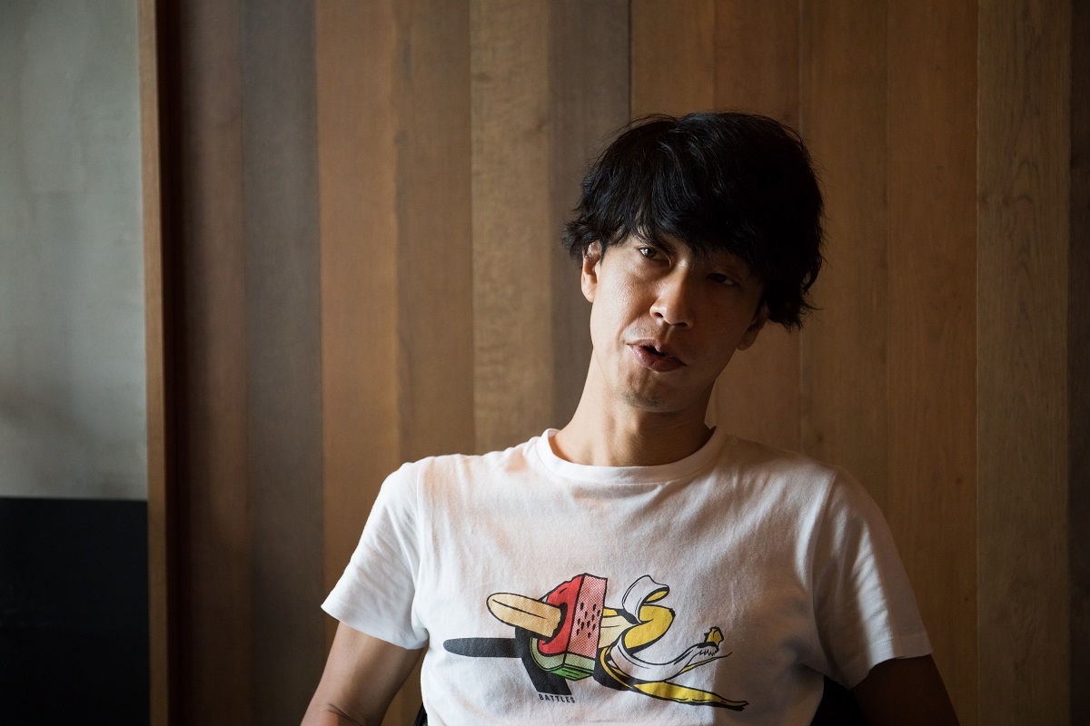 2017年の対談に掲載された田中和将（撮影：伊藤惇）