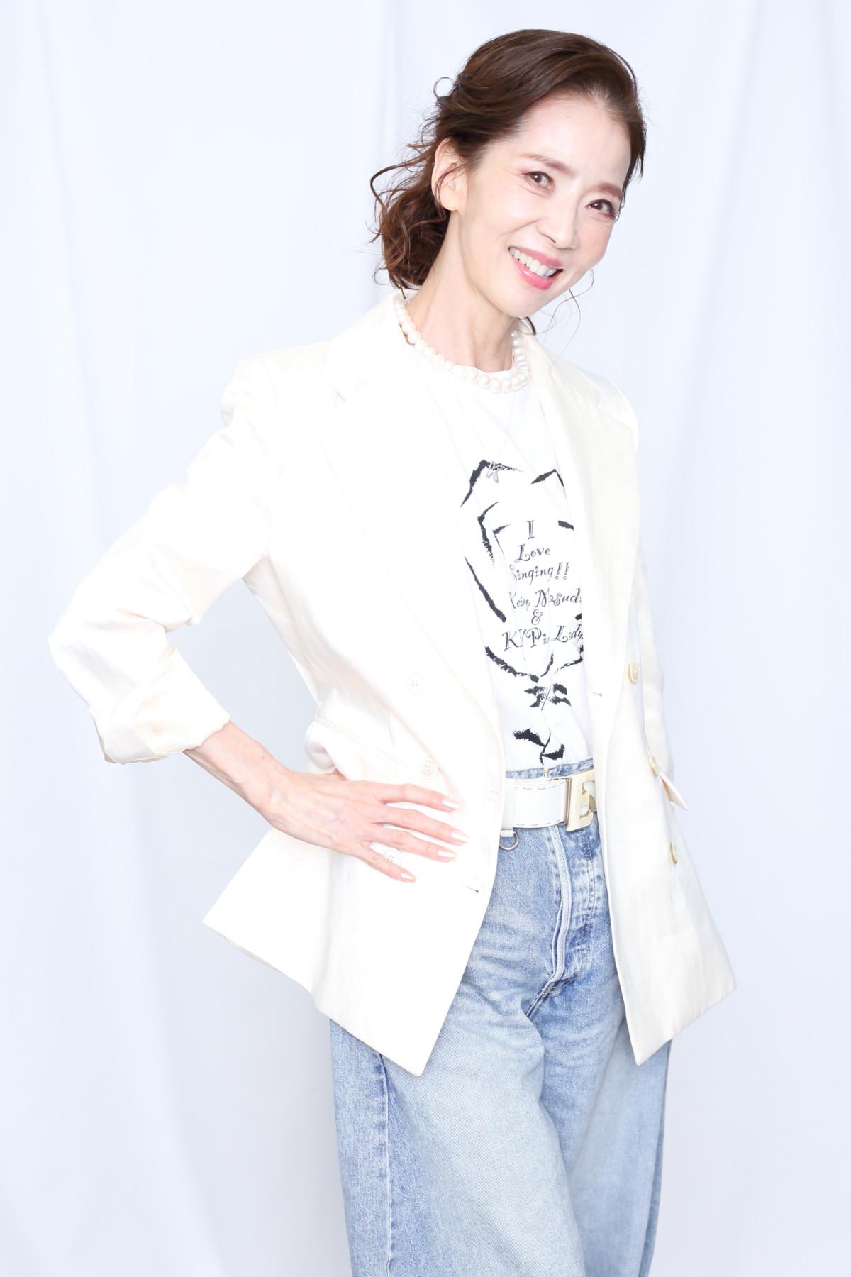 2026年のソロ四十五周年取材で撮影された増田惠子