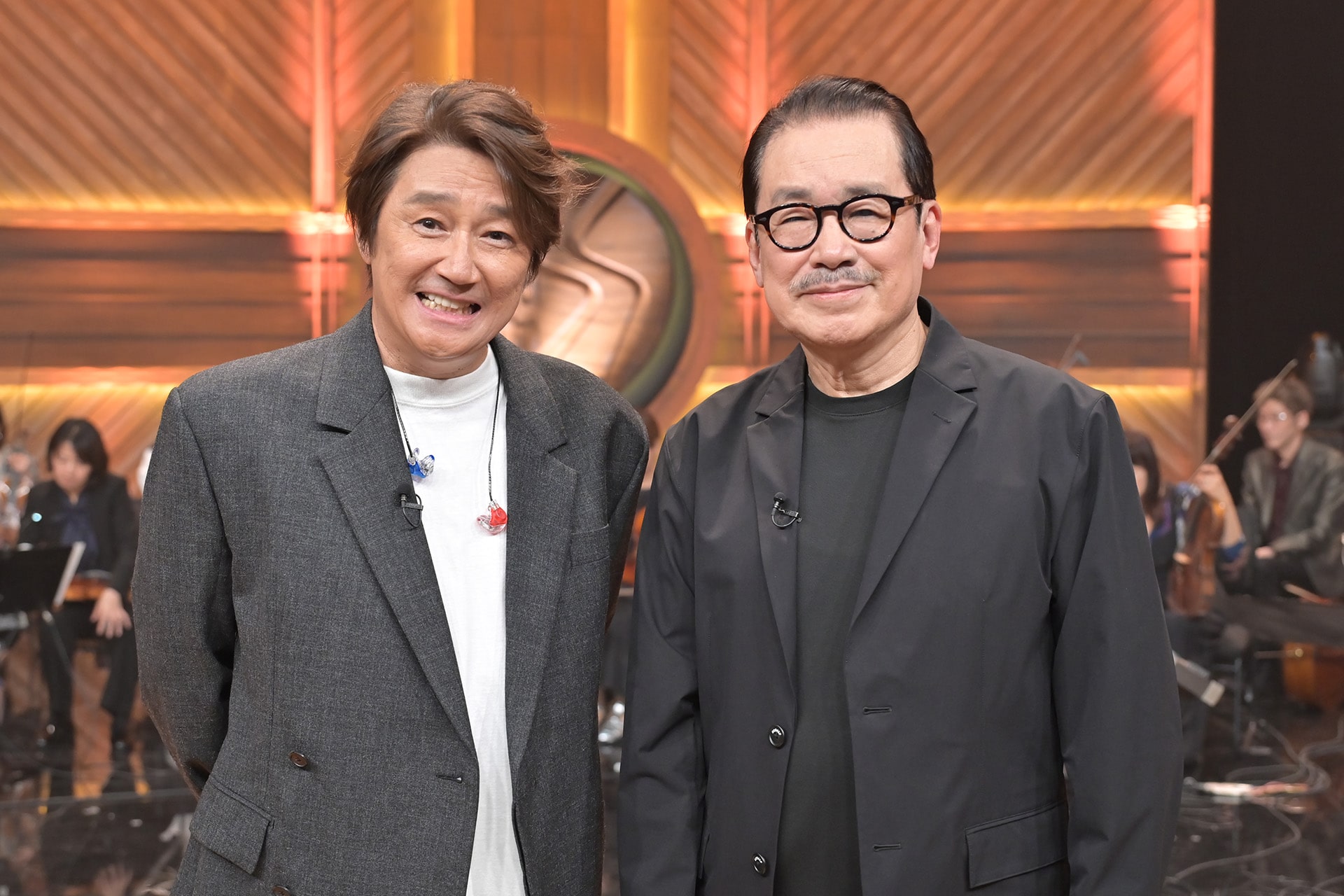 2025年7月放送のSound Inn Sに出演した近藤真彦(左)