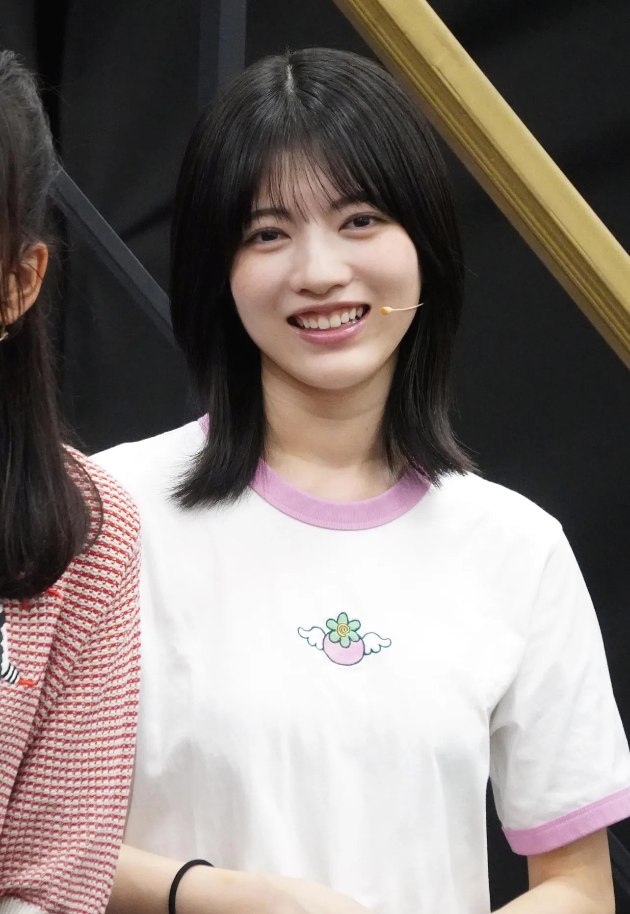 2026年8月28日、ミュージカル『民王』の稽古場会見に登場した林瑠奈（撮影：原田健）