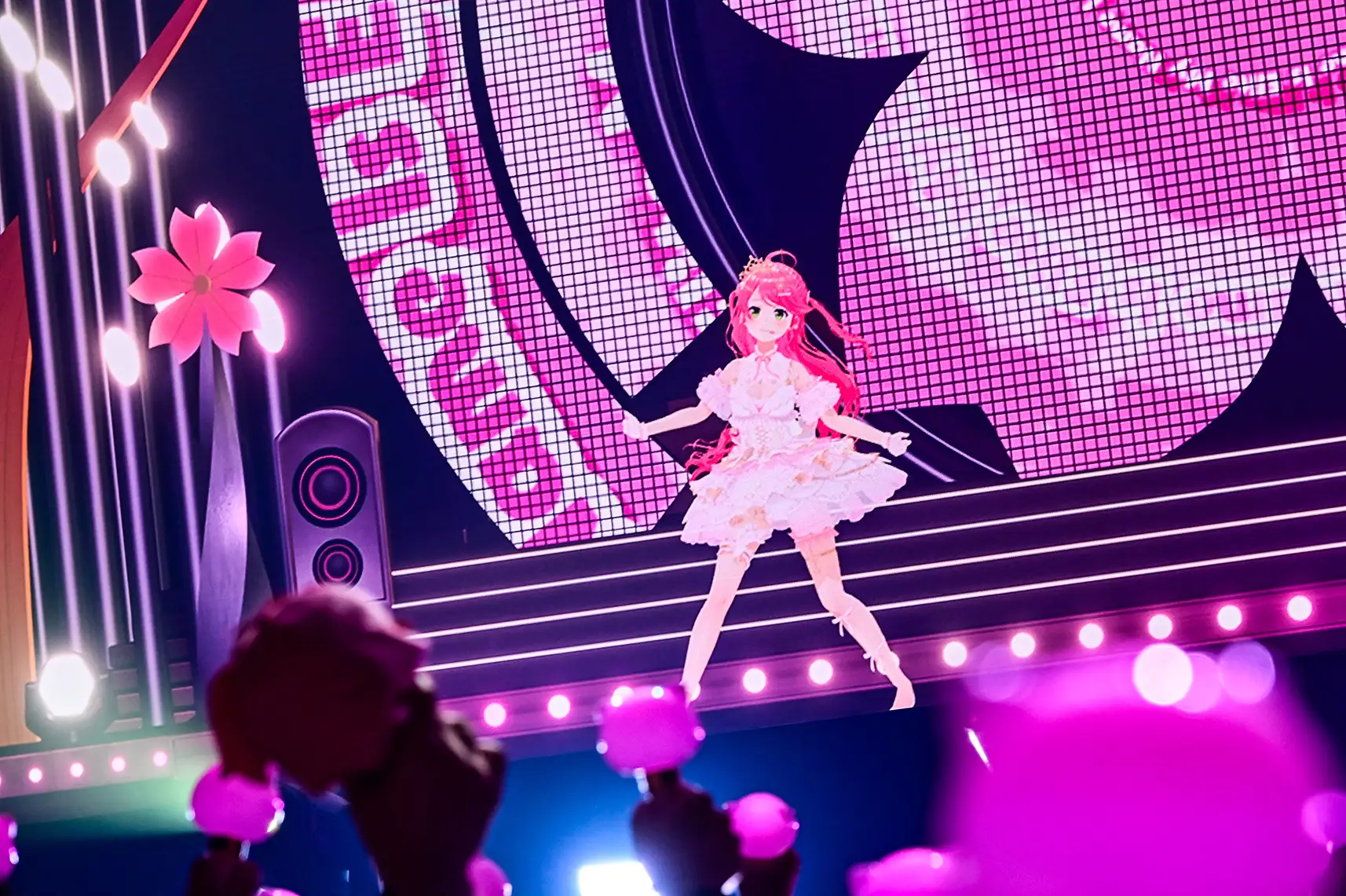 2024年の初ソロライブのさくらみこ（撮影：高田真希子）