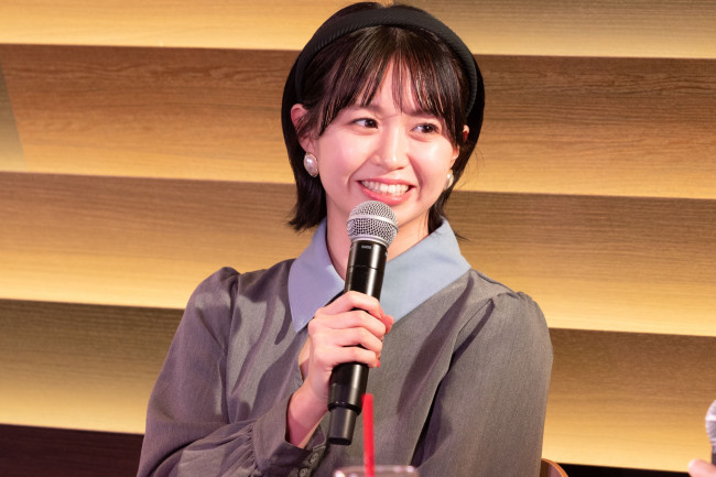 2023年の公開対談で話すさゆべえ/撮影:池村隆司