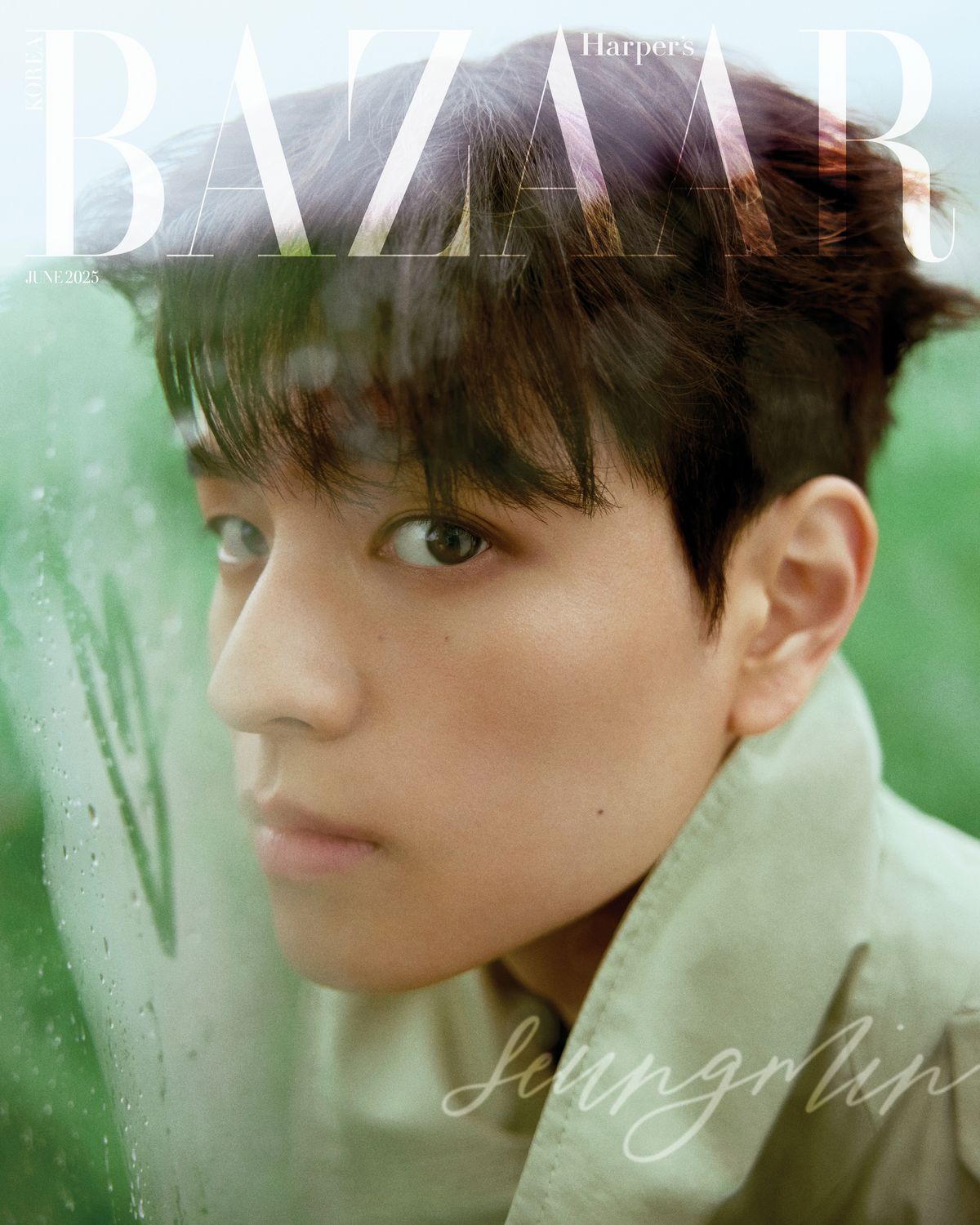 スンミン（2025年6月号Harper’s BAZAAR Korea掲載画像）