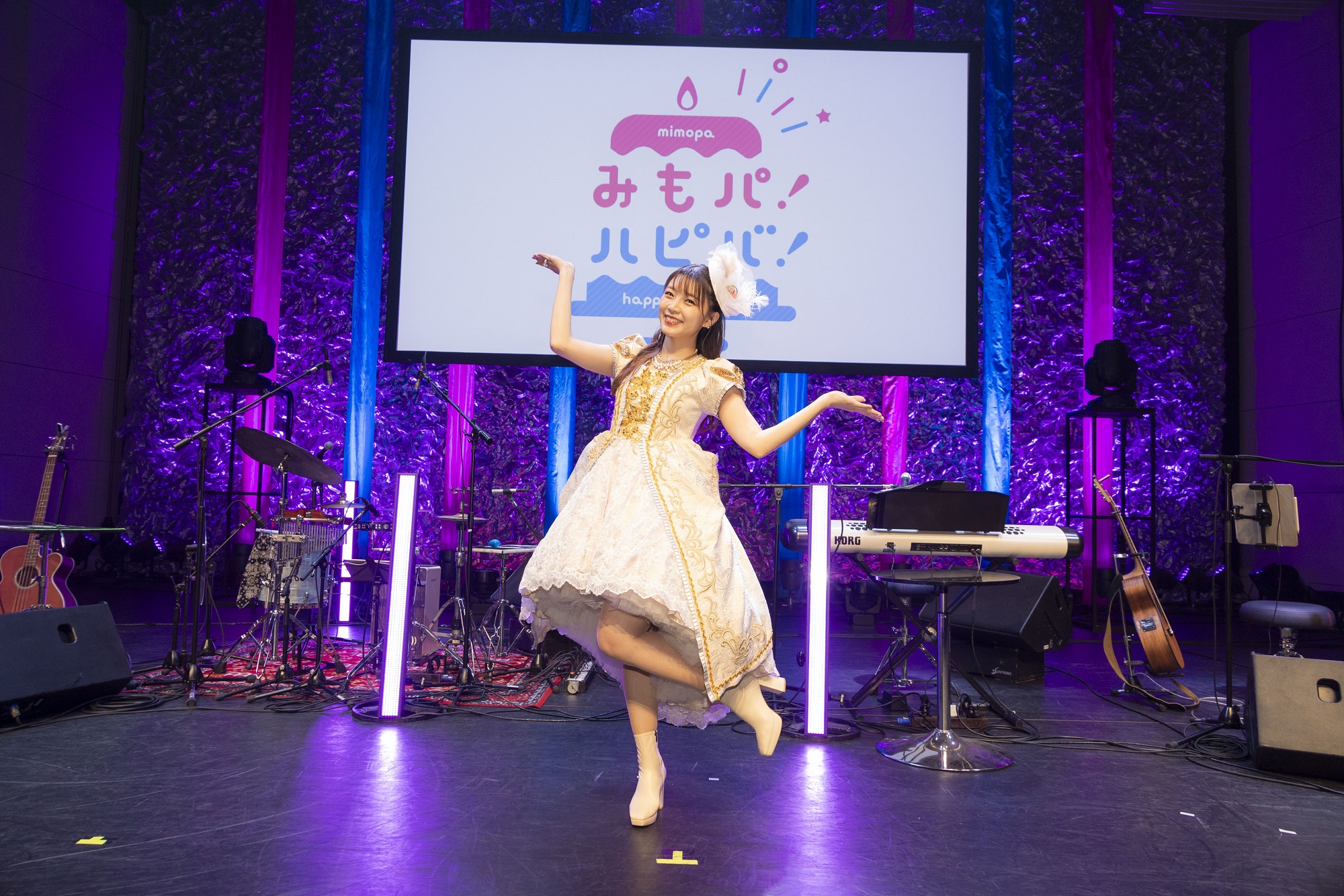 2024年、バースデーイベント「みもパ!ハピバ!」での三森すずこ