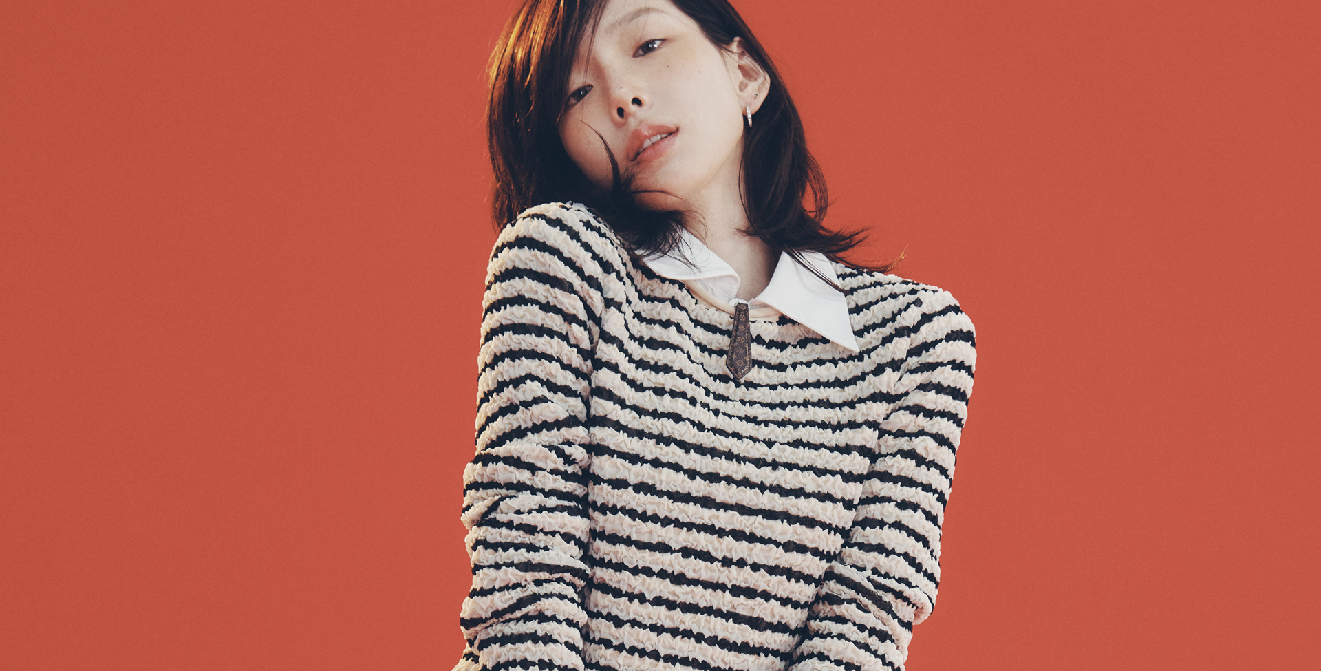 2023年のHarper’s BAZAAR Korea本人取材に掲載されたテヨン