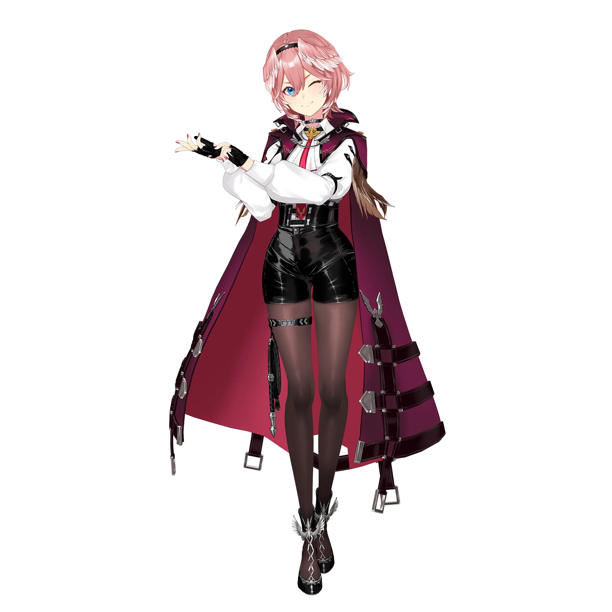 鷹嶺ルイの公式キャラクタービジュアル