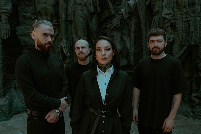 『Wallflowers』発表時のJinjer(写真:Alina Chernohor)