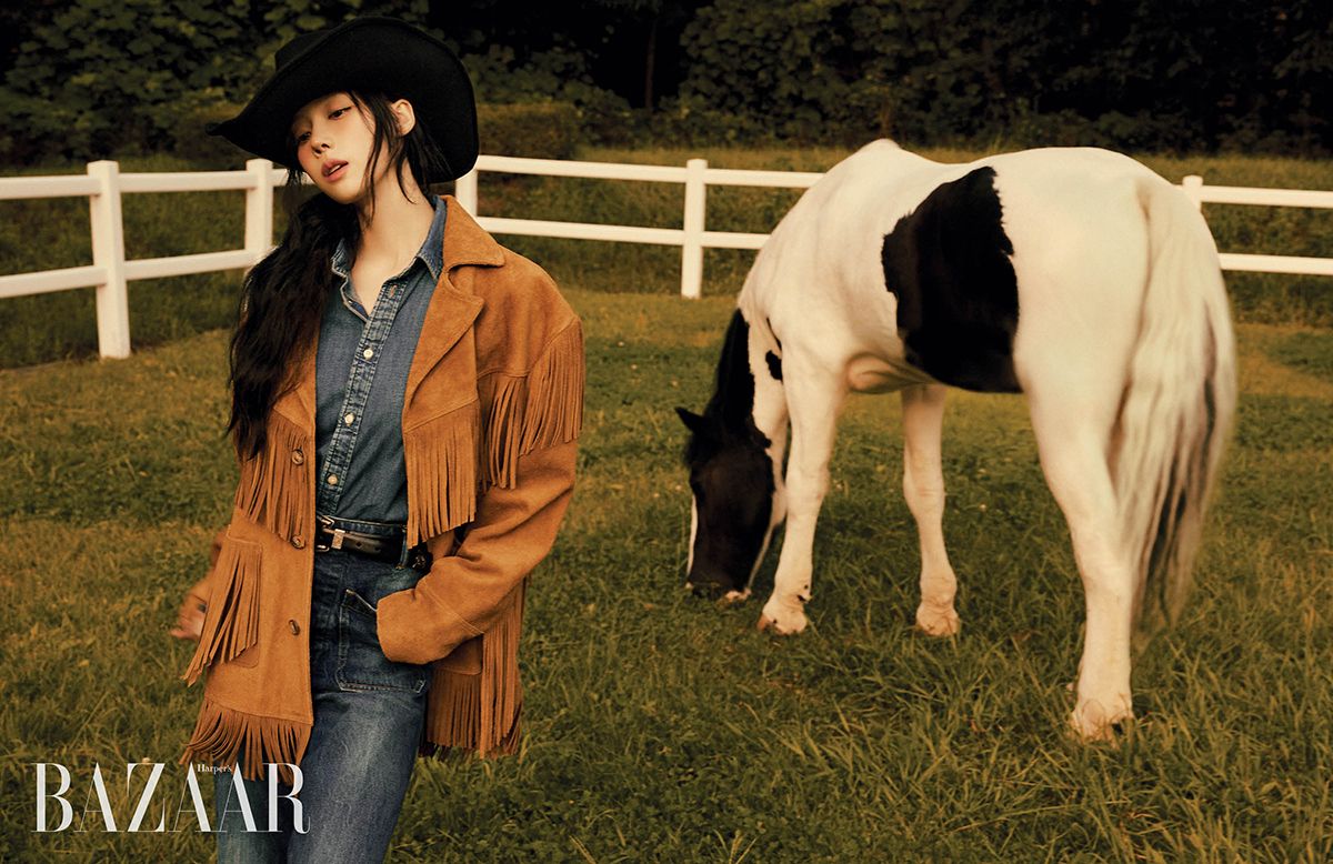 ウィンター。Harper’s BAZAAR Koreaのインタビュー掲載写真（2025年9月）