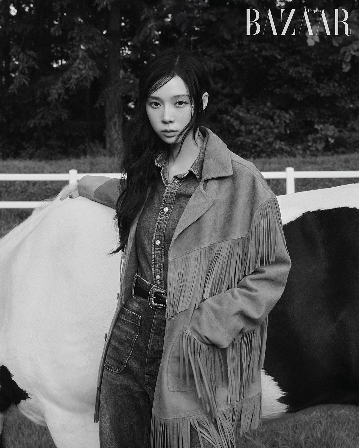 ウィンター。Harper’s BAZAAR Koreaのインタビュー掲載写真（2025年9月）