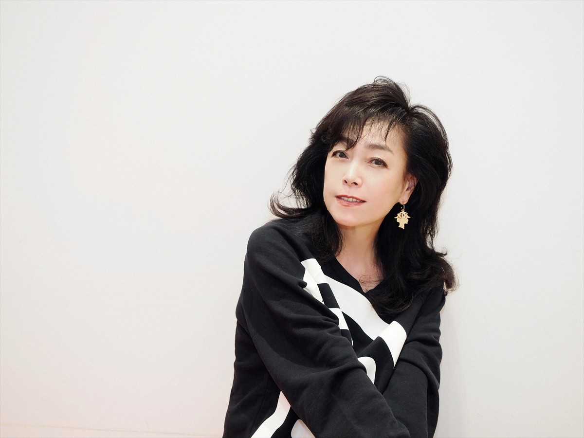 2022年の取材時の柏原芳恵