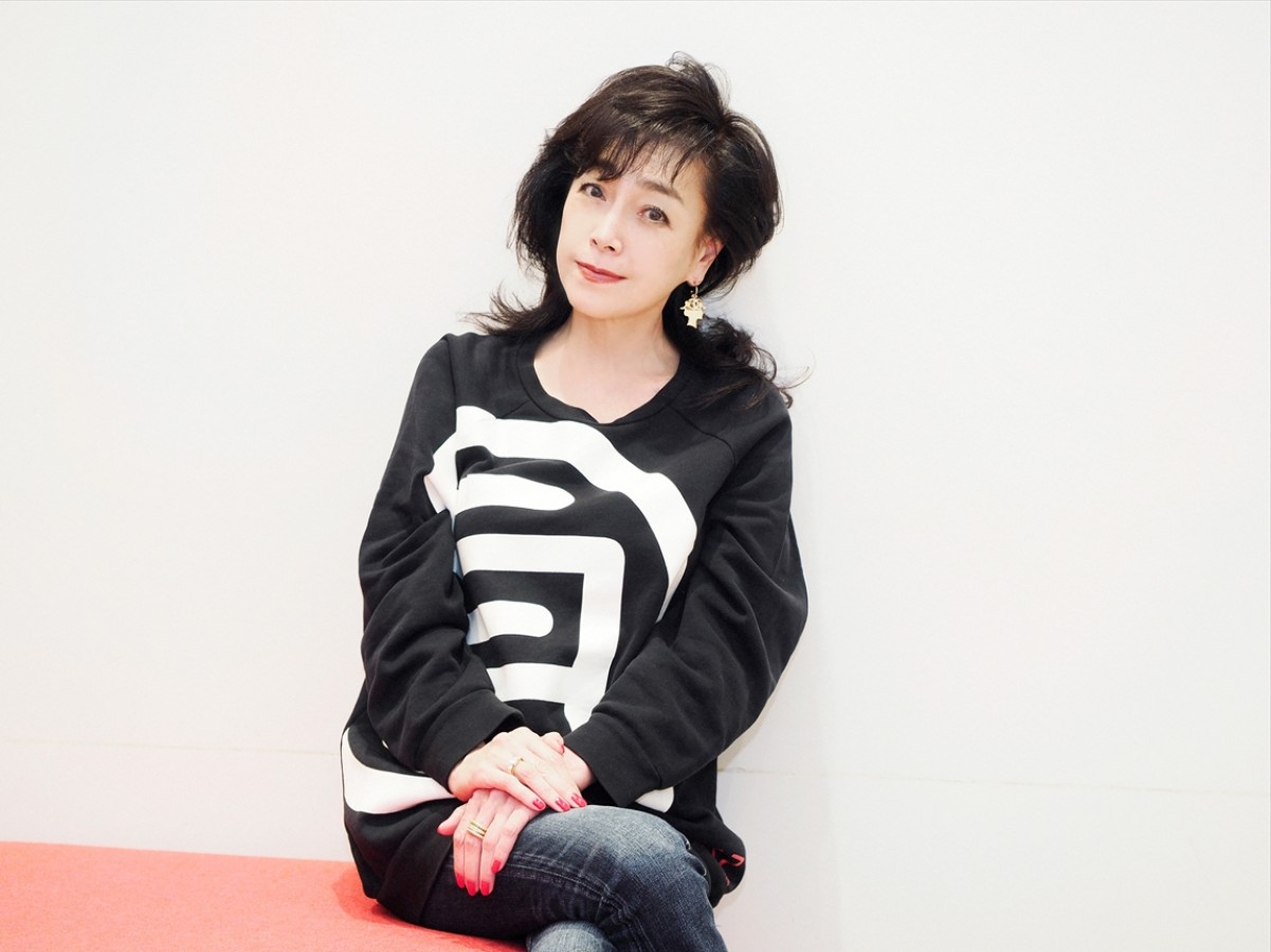 2022年の取材時の柏原芳恵